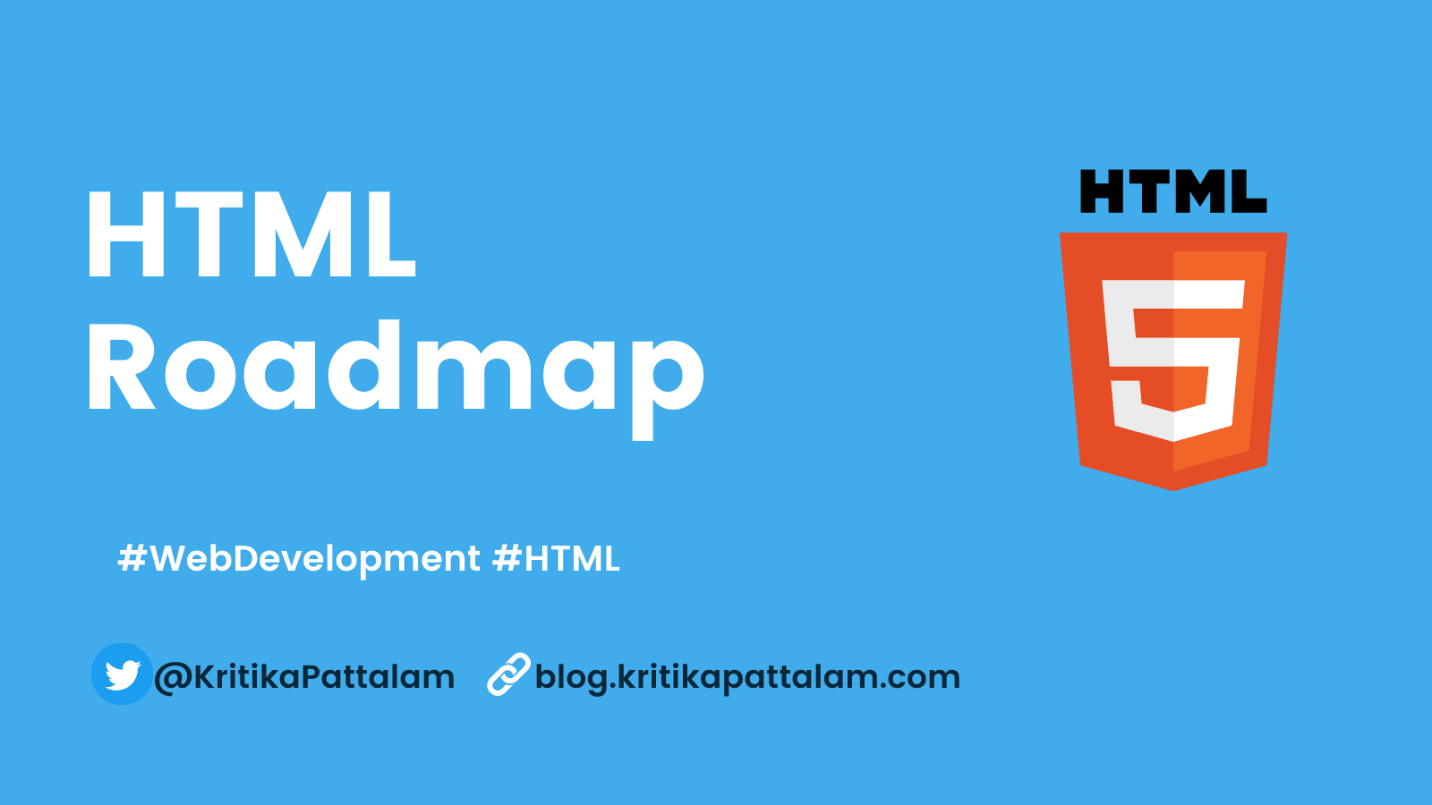 HTML Roadmap